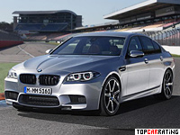 2013 BMW M5 Competition Package (F10) = 305 kph, 575 bhp, 4.3 sec.