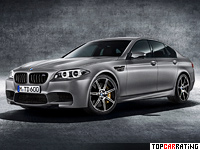 2014 BMW M5 30th Anniversary (F10) = 305 kph, 600 bhp, 3.9 sec.