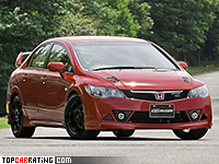 2008 Honda Civic Type-RR Mugen Sedan = 255 kph, 243 bhp, 6 sec.